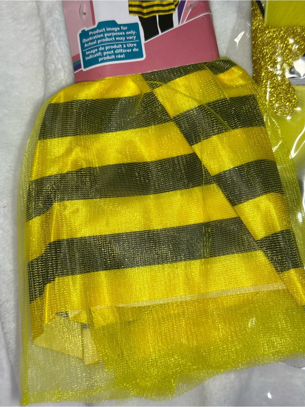 Bumblebee Costume 3 PC Set Skirt, Wings, & Headband Dress Up ⚡️ FAST SHIPPING - Picture 2 of 7